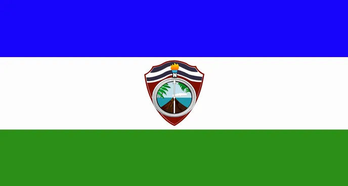 Bandera de Sonsonate, El Salvador.