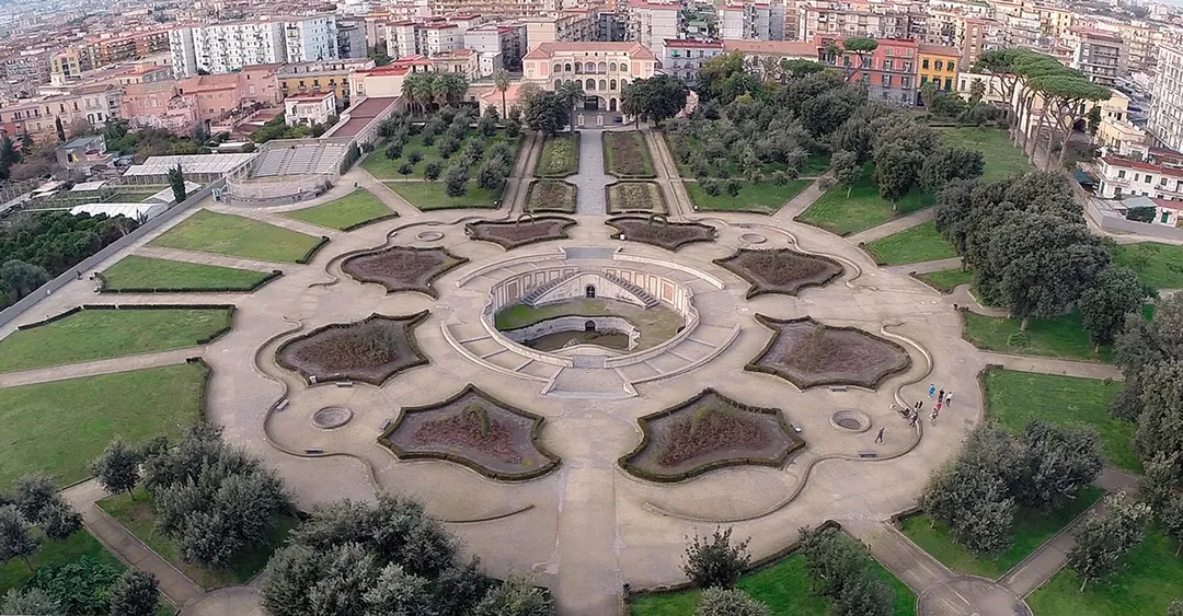 Vista dall'alto di Villa Vannucchi