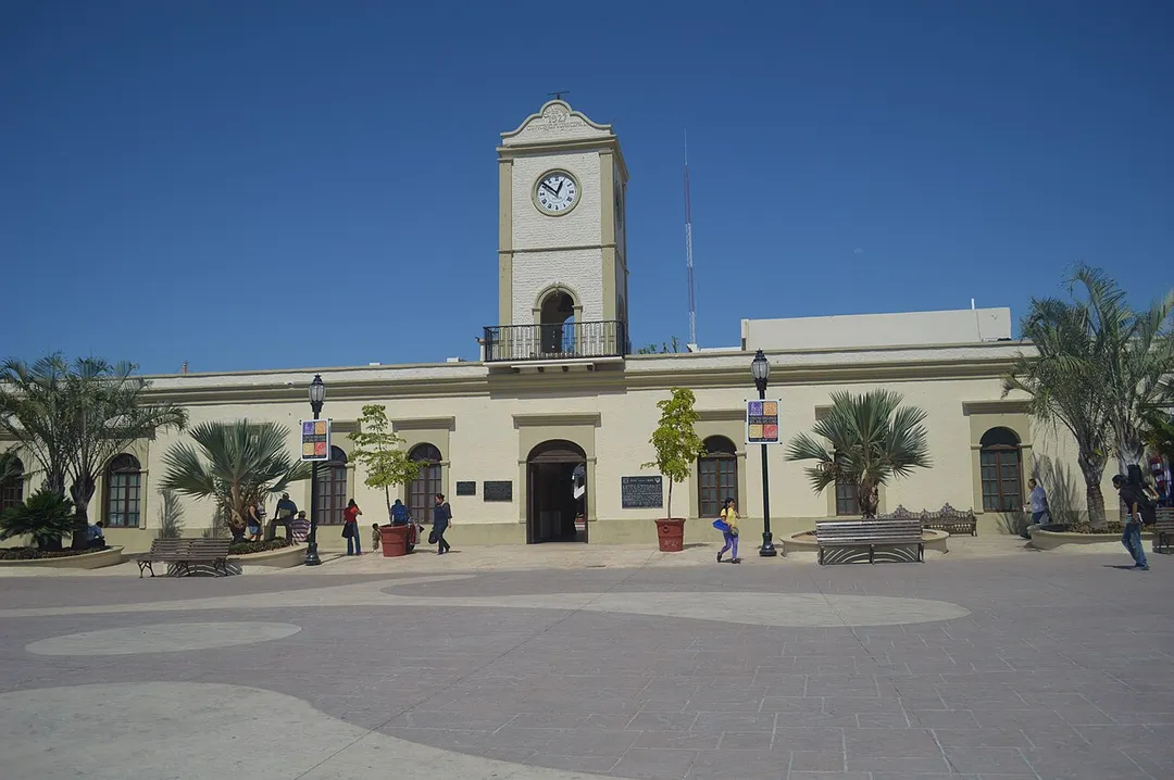 View of the municipal hall in San Jose del Cabo, Baja California Sur