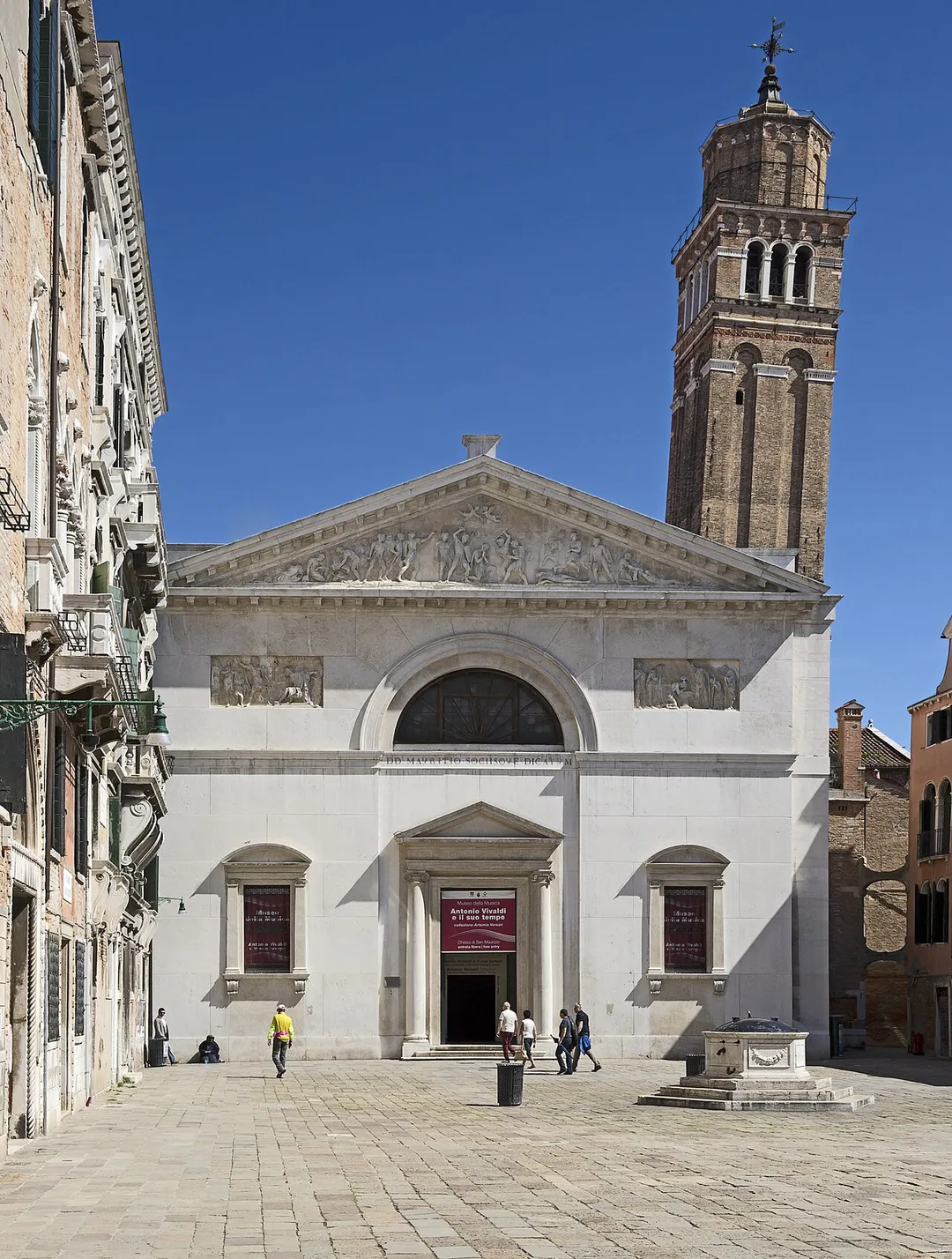 Church San Maurizio in Venice facade.