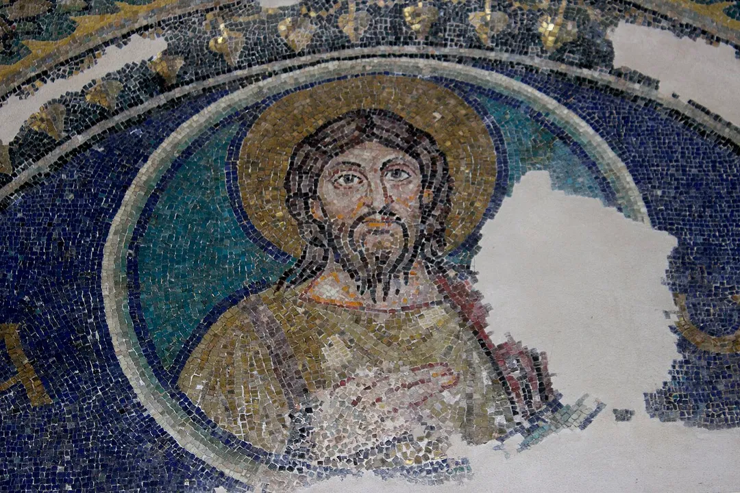 San Prisco (Caserta). Mosaicos de la capilla de Santa Matrona.