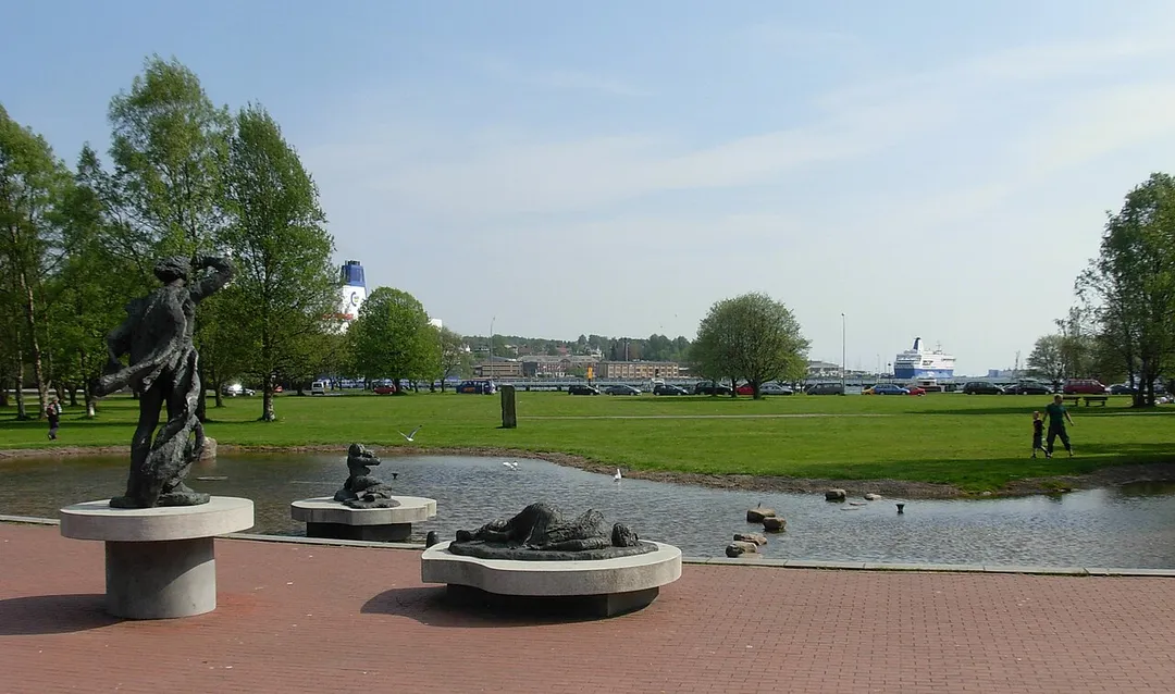 Badeparken and the Sandefjord Fjord, Norway