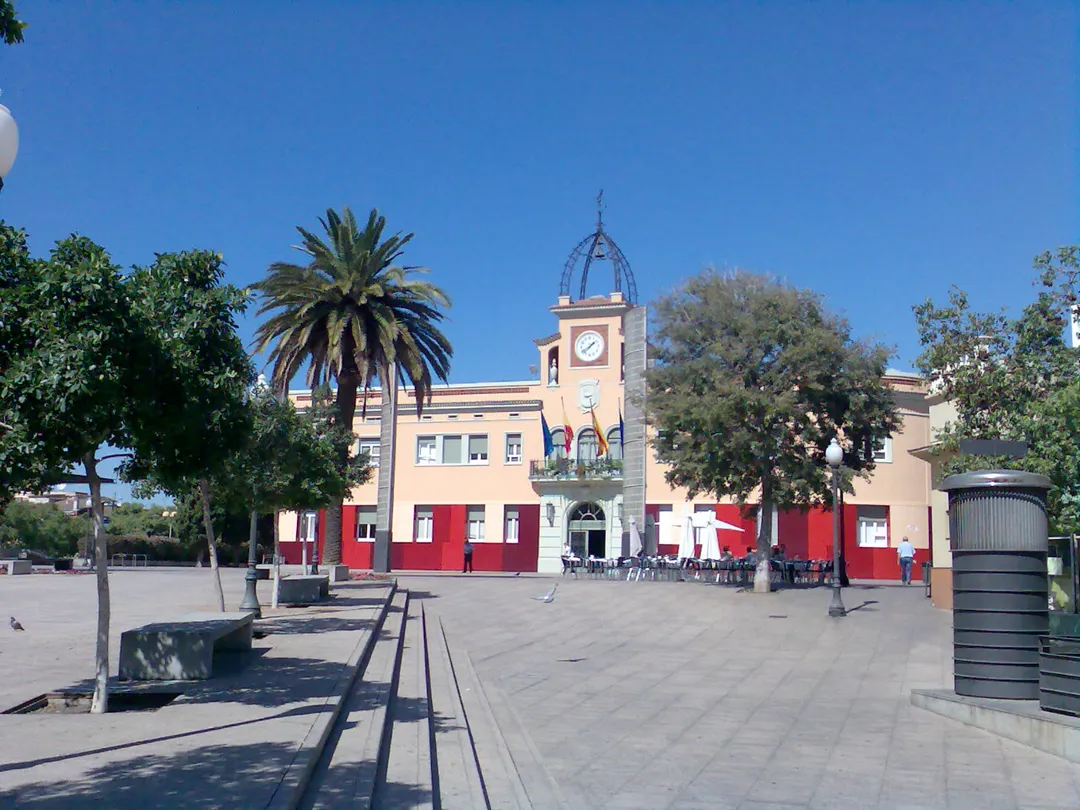 The town hall of Santa Coloma de Gramanet, Catalonia, Spain.