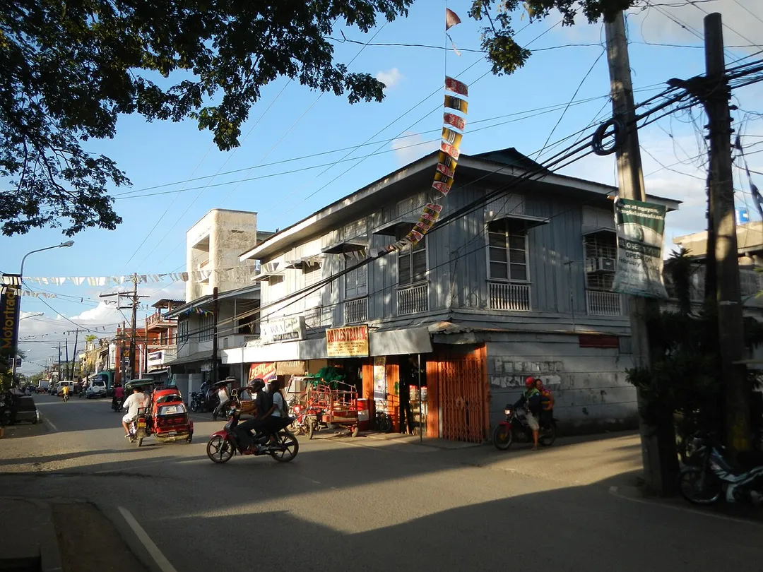 Upload Wizard Panorama photos   -- (General description, 3-dimension angle by angle photography of this town, church &amp; landmarks) --Santa Cruz, Zambales[1]  [2] (Land Area: 438.46 km² ZIP Code: 2213 Coordinates: 15°46'23"N 120°2'38"E) - the sunset, burning red sun bathing the Santa Cruz beaches, shores, upon the deep blue ocean, surrouded by the green virgin plants, shrubs, coconut trees and tropical trees, and afar but not so far, where one rides the tricycle to go to this beach, is the Alfonso C. Tongson Municipal Park in the center of Town Proper, downtown.