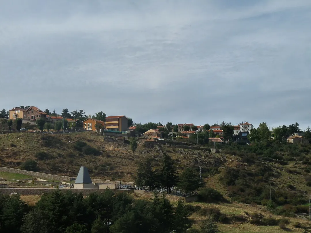View of Santa María de la Alameda, Community of Madrid