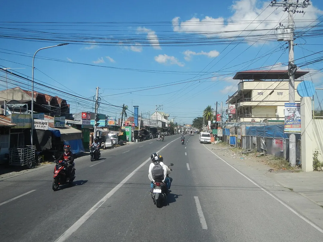 Pan-Philippine Highway Pan-Philippine Highway (Cagayan Valley Road, Santa Rosa, Nueva Ecija section) Cabanatuan City, Nueva Ecija bounded by Barangay Rizal (Poblacion) 15°24'57"N 120°57'36"E and Barangay 15°25'19"N 120°57'24"E Cojuanco (Poblacion), corner Rizal Street 15°29'23"N 120°57'49"E Santa Rosa, Nueva Ecija (Note: Judge Florentino Floro, the owner, to repeat, Donor Florentino Floro of all these photos hereby donate gratuitously, freely and unconditionally Judge Floro all these photos to and for Wikimedia Commons, exclusively, for public use of the public domain, and again without any condition whatsoever).