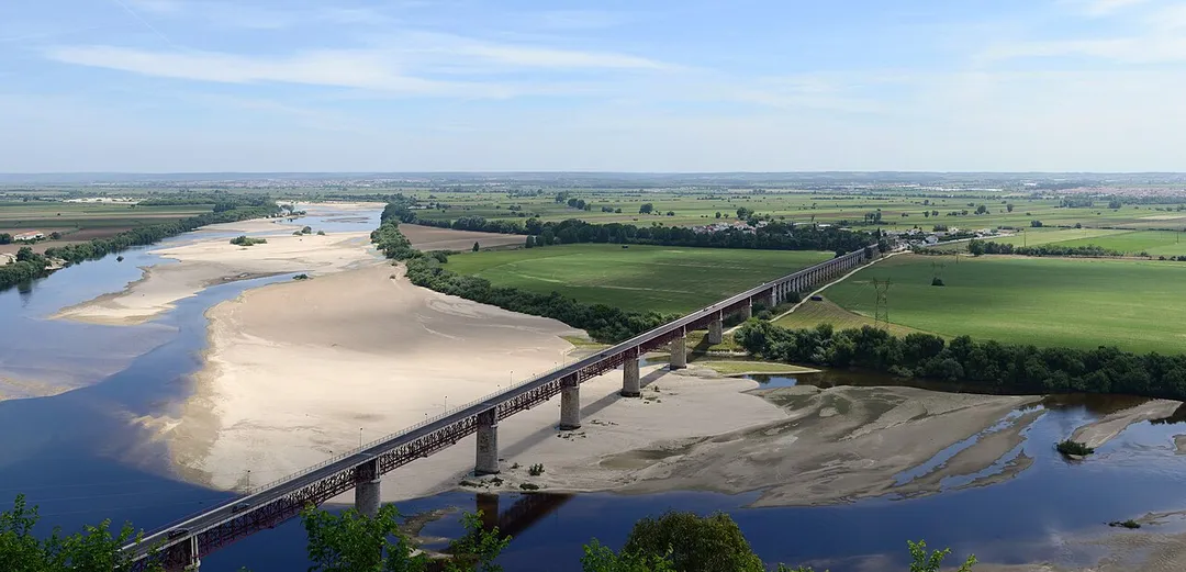 View of the Tagus River from Portas do Sol, Santarém, Portugal