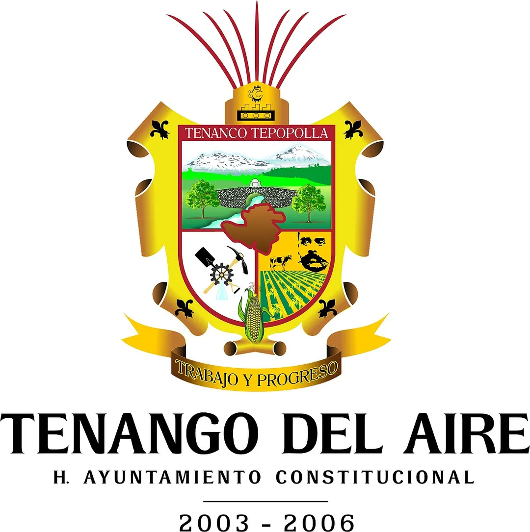 Escudo del municipio de tenango del aire donde nací y que hice a solicitud del presidente municipal