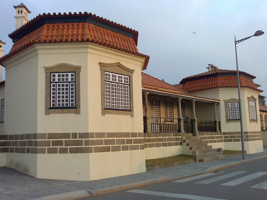 House at Granja beach, Vila Nova de Gaia, Portugal.