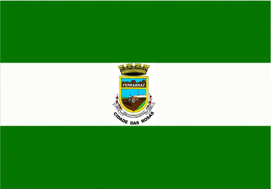 Flag of the city of Sapiranga, Rio Grande do Sul, Brazil.
