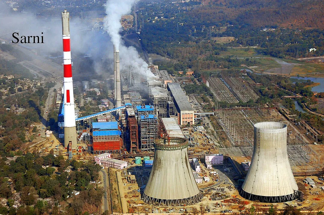 this is the beautiful power plant in Sarni, Madhya Pradesh