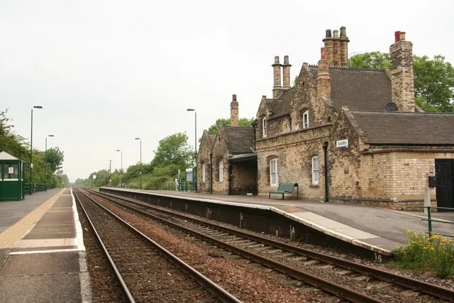Saxilby railway station
Original description:
Saxilby Station

Built c1850, now un-manned and converted to offices