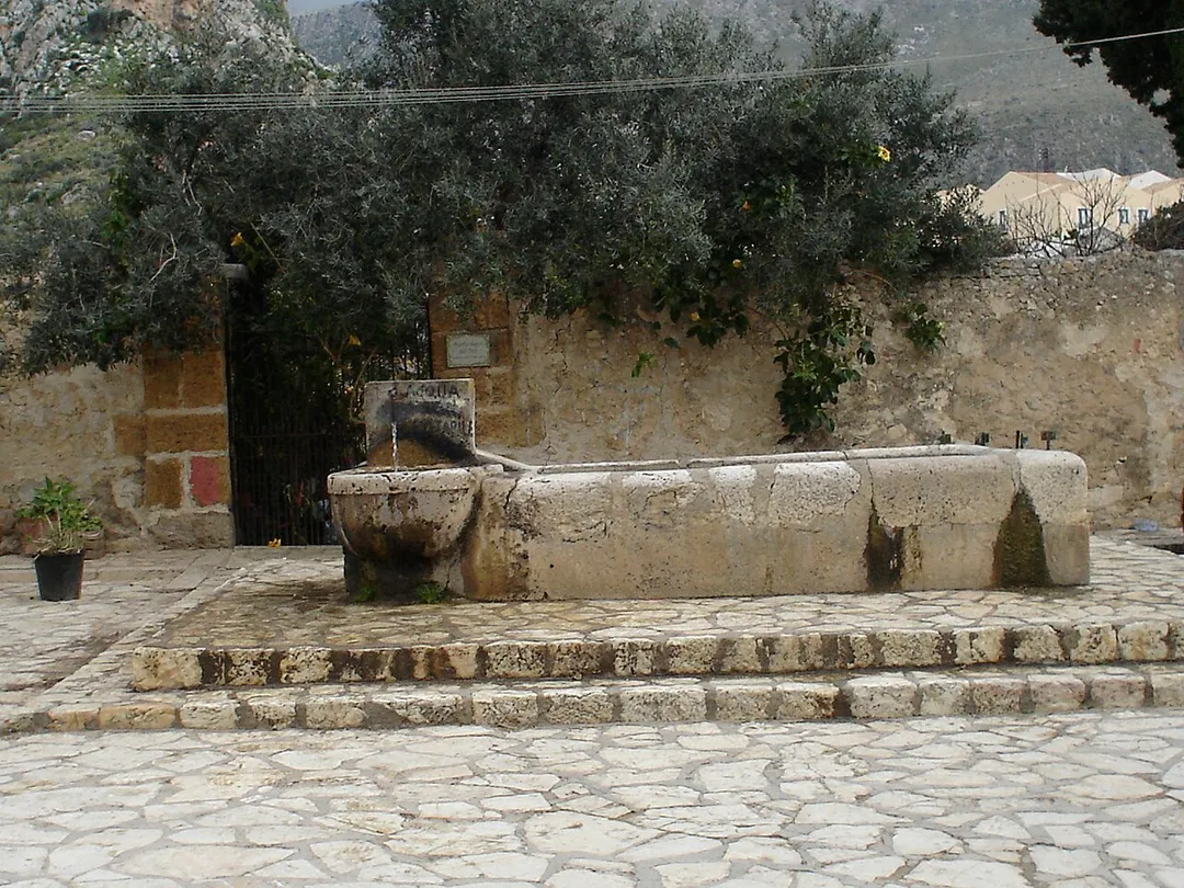 Scopello in Castellammare del Golfo, fountain