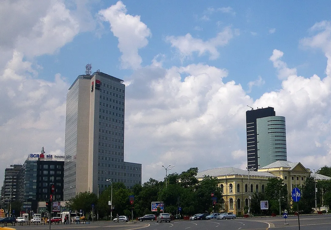 Bucharest BRD Tower and Bucharest Tower Center