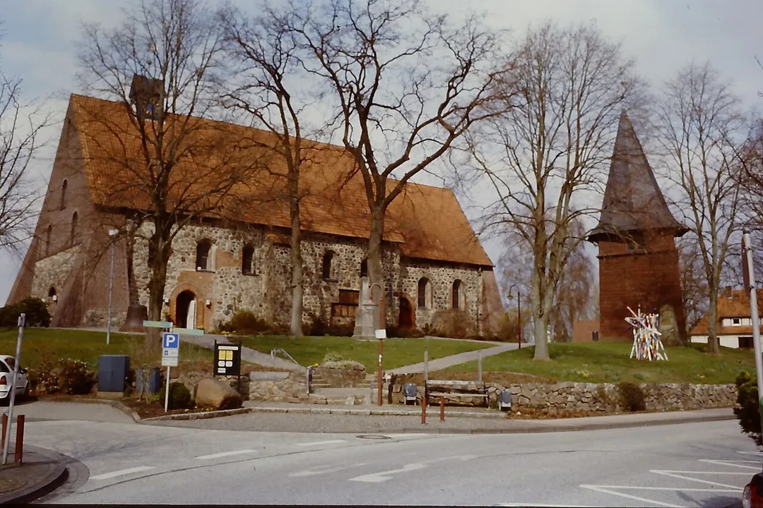 St. Mauritius-Church in Hittfeld.A Fieldstone church from the 13th Century.