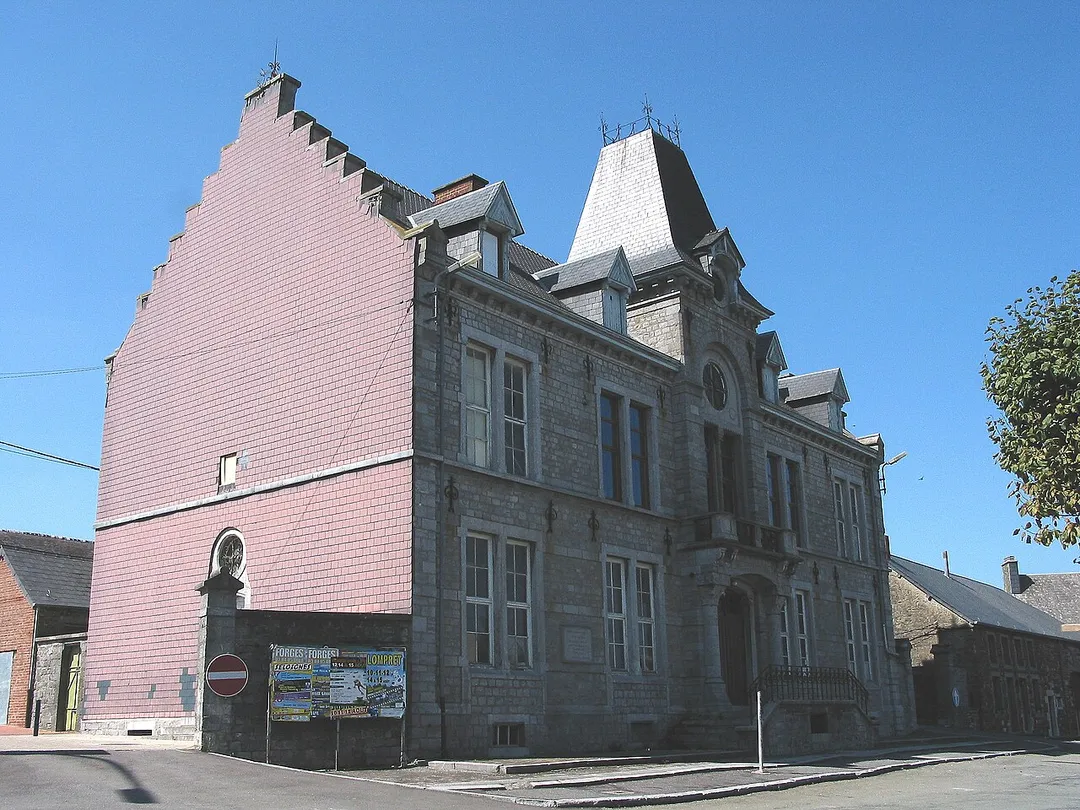Seloignes   (Belgium), the old elementary school (1877).