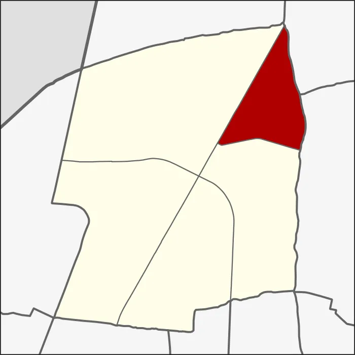 Map of the district (khet) of Chatuchak, Bangkok, Thailand, highlighting the subdistrict (khwaeng) of Sena Nikhom.