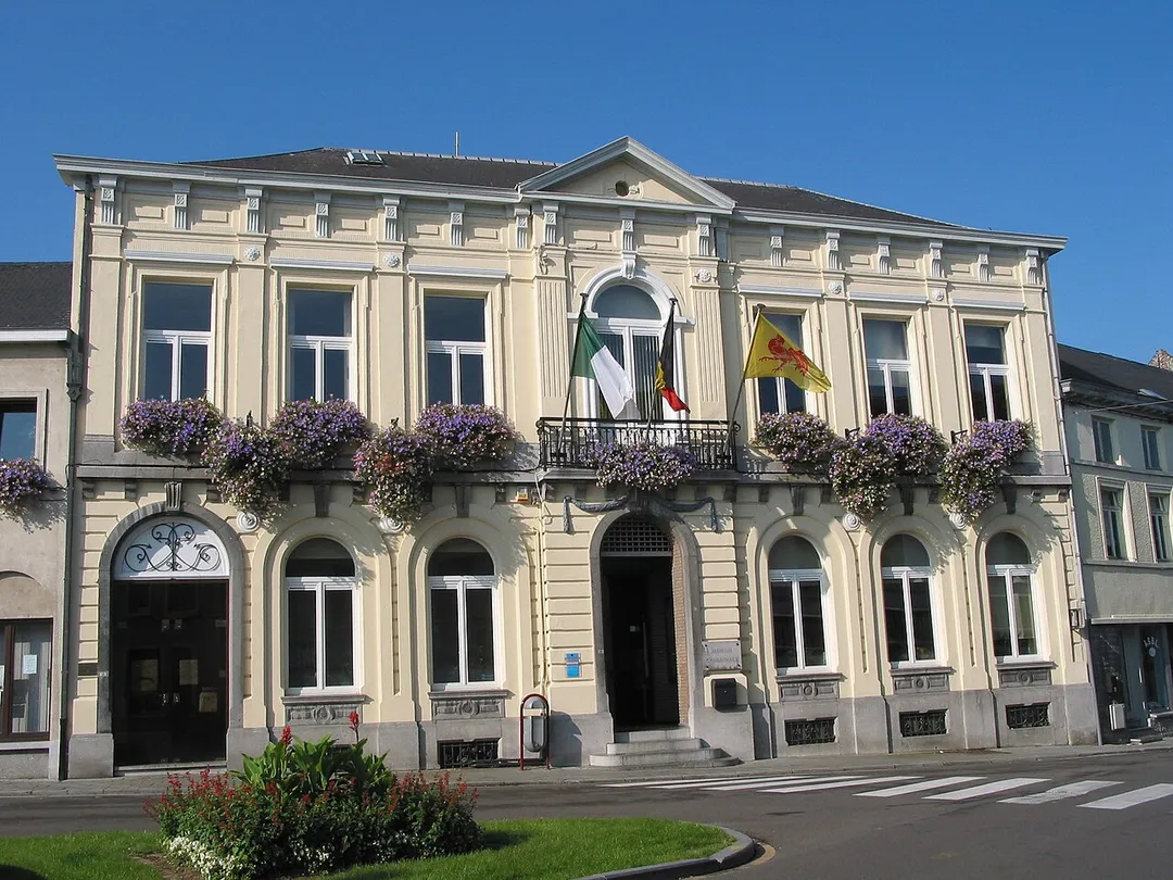 Seneffe  (Belgium),  the town hall.
