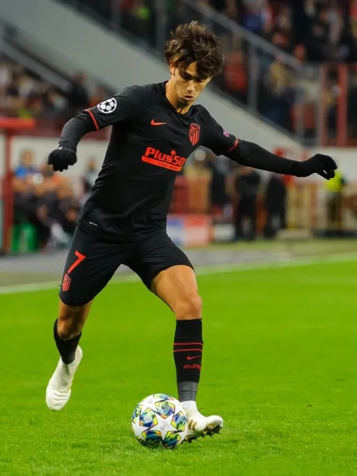 João Felix during a champions league match agaisnt lokomotiv moscow