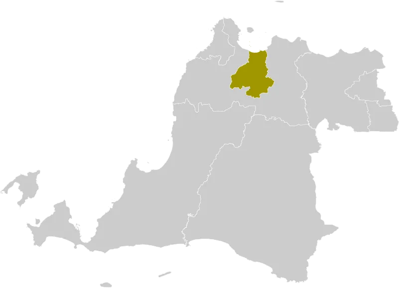 Locator map of Serang Municipality