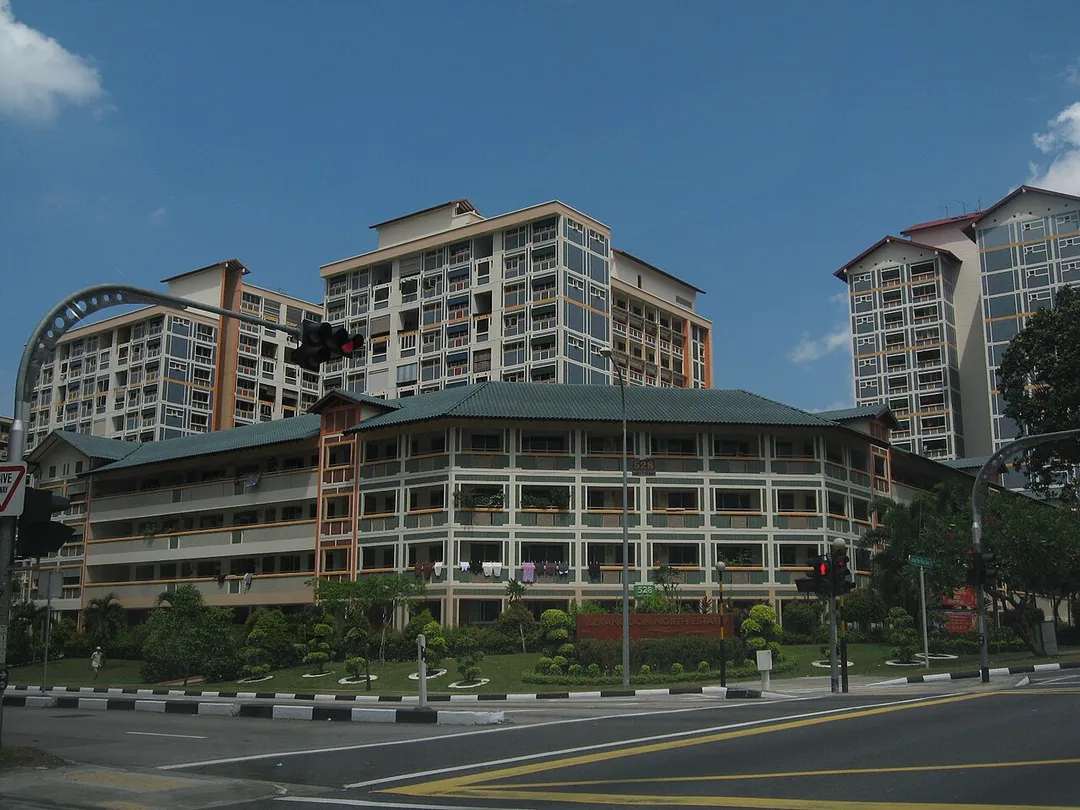 HDB flats at Serangoon North, Singapore.