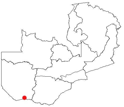 Sesheke, Zambia Location Map