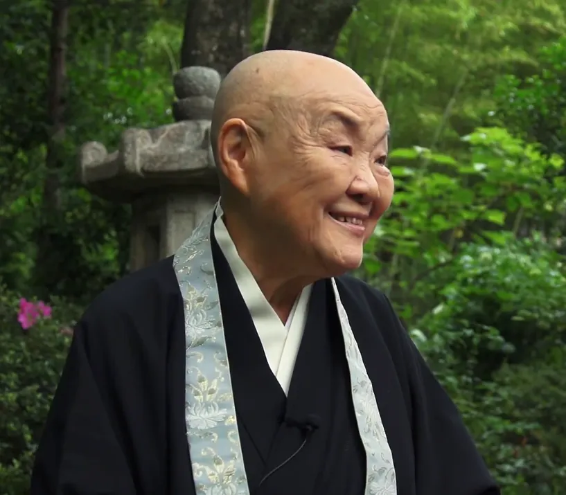 瀬戸内寂聴。2012年6月30日、京都の寂庵。See also: Conference - Ageing-related diseases: From Treatment to Prevention.