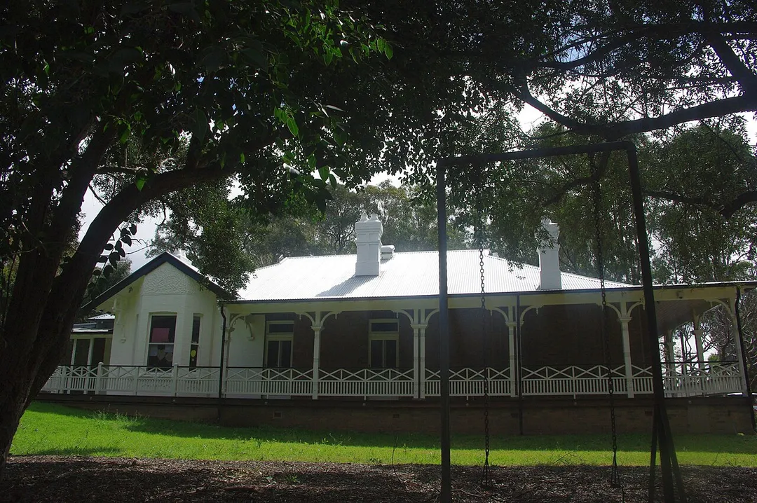 View of the restored "Melrose" taken from the east side looking west - 2015
