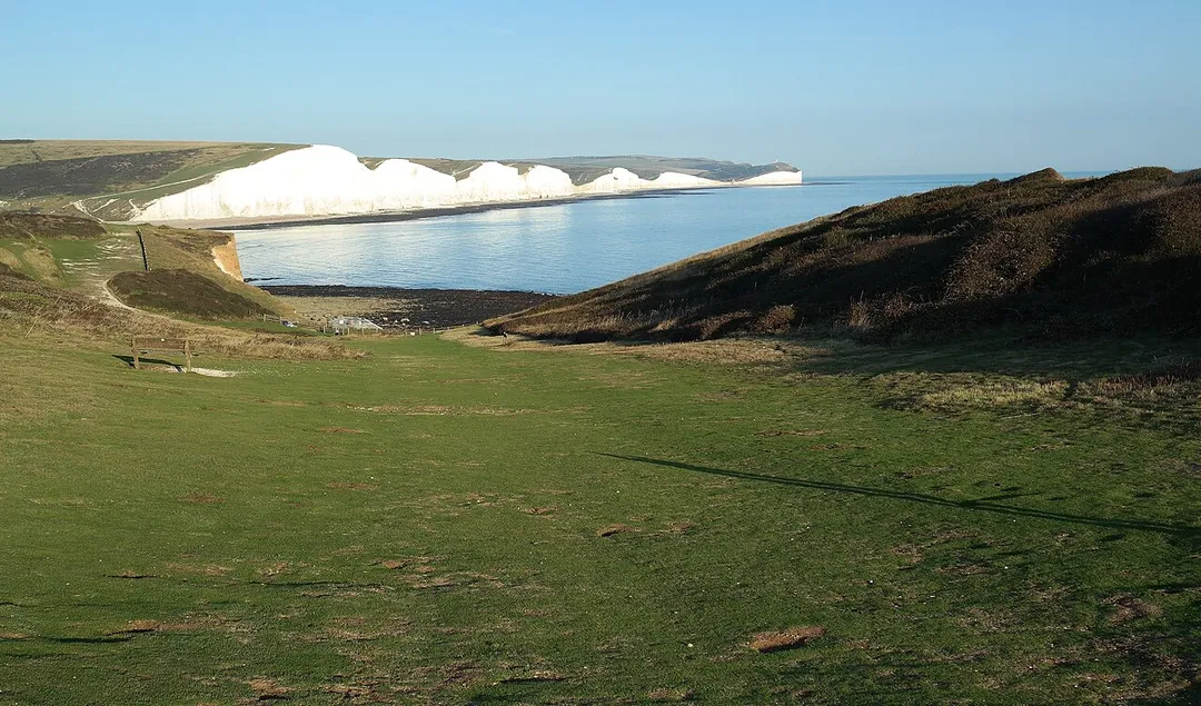 Seven Sisters as seen from Seaford Head Nature Reserve, 2025
