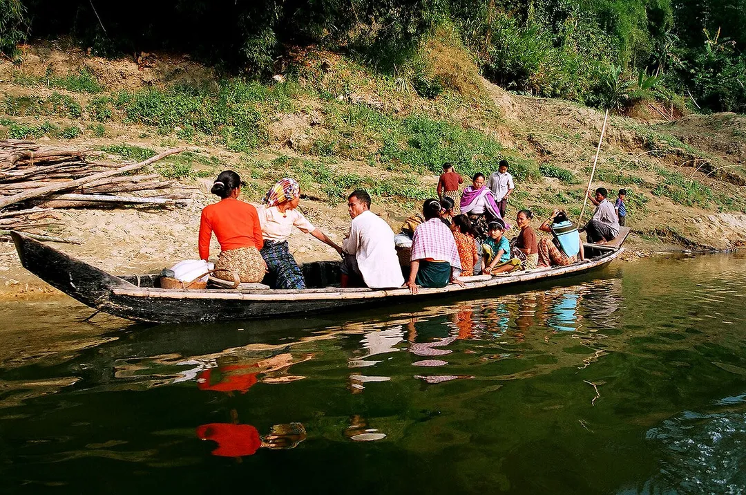 River Sangu in Bandarban, Bangladesh