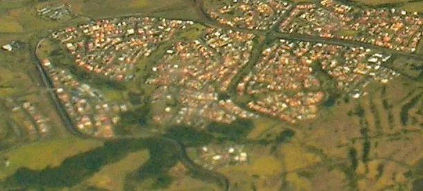 Aerial view of Shell Cove, New South Wales near Wollongong