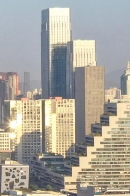 Bojin Business Plaza, located at Chegongmiao, Futian District. Tower 1 was stand at 261 metres high.