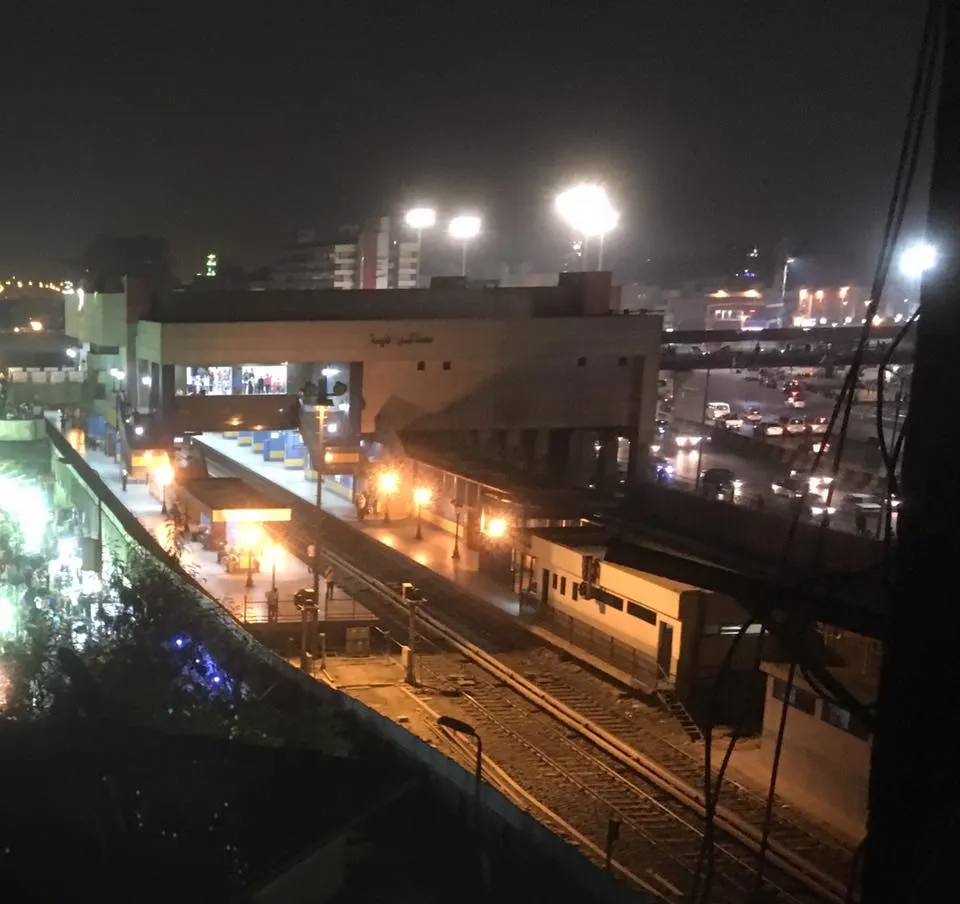 Nightview from the train station