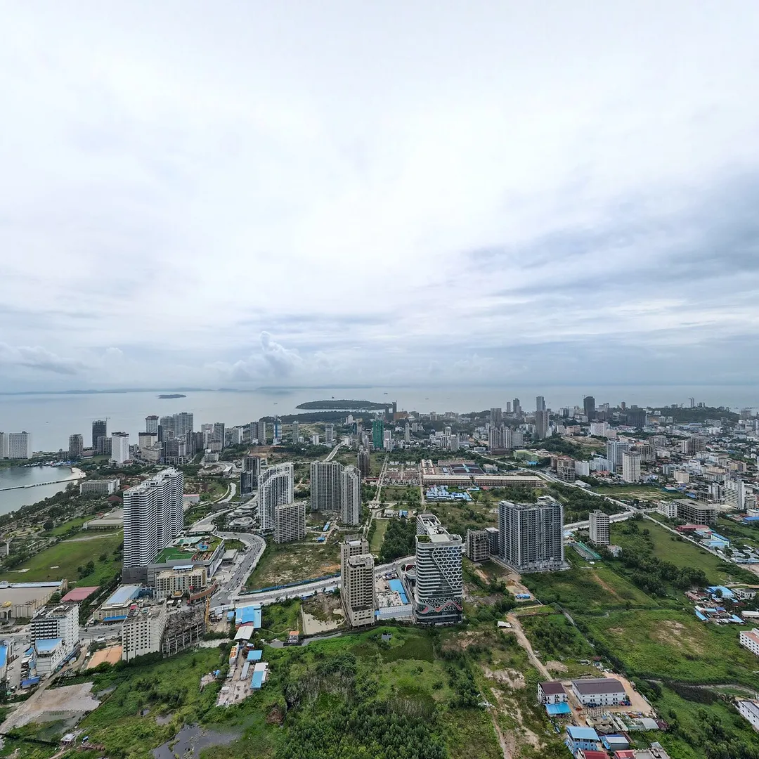 Sihanoukville City (Back view of panorama)
