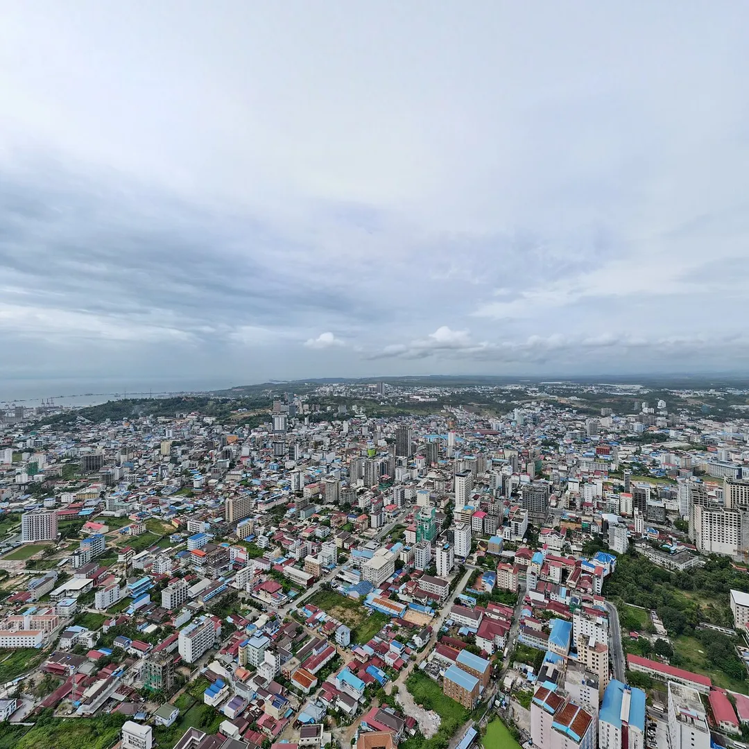 Sihanoukville City (Left view of panorama)