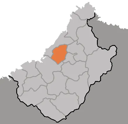 Map of　Sijung, Chagang-do, DPRK, 2006