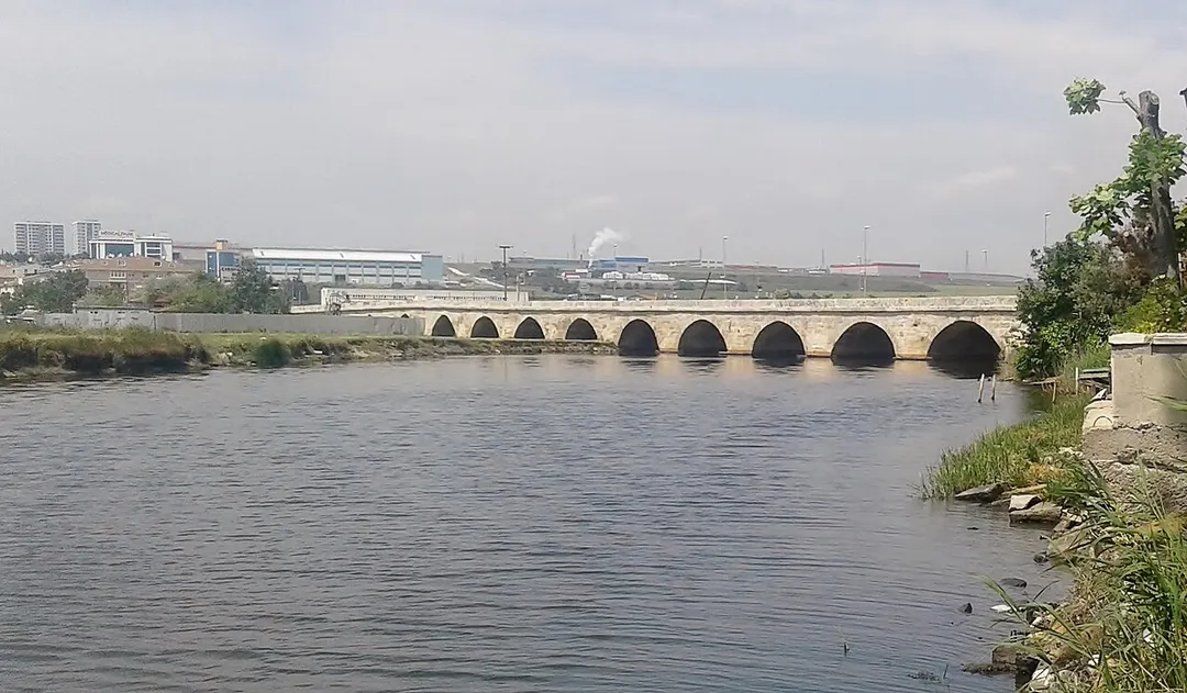Mimar Sinan Bridge in Silivri, Istanbul Turkey
