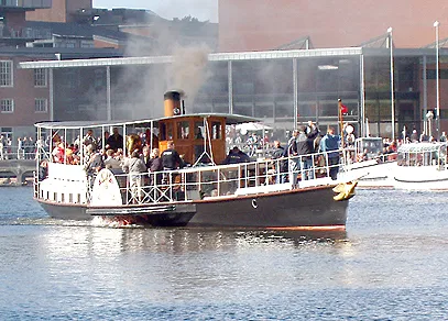 Hjejlen, old steamboat in Silkeborg, Denmark. my foto - Nils Jepsen / User:Nico-dk