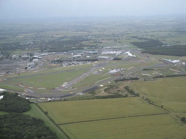 British Grand Prix 2008 Taken from an Agusta 109S, G-MUMU, Saturday evening before the race on its way back to Sywell Aerodrome.
