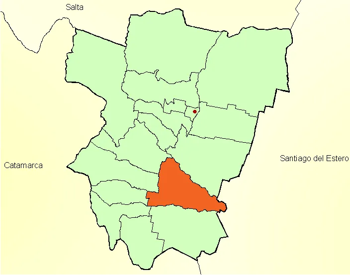 Maps edit of Image:Tucumán province, departments and its capital.png and INDEC of Argentina