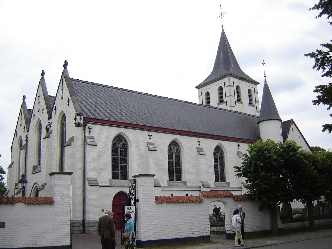 Church of Saint Martin in Sint-Martens-Latem. Sint-Martens-Latem, East Flanders, Belgium.