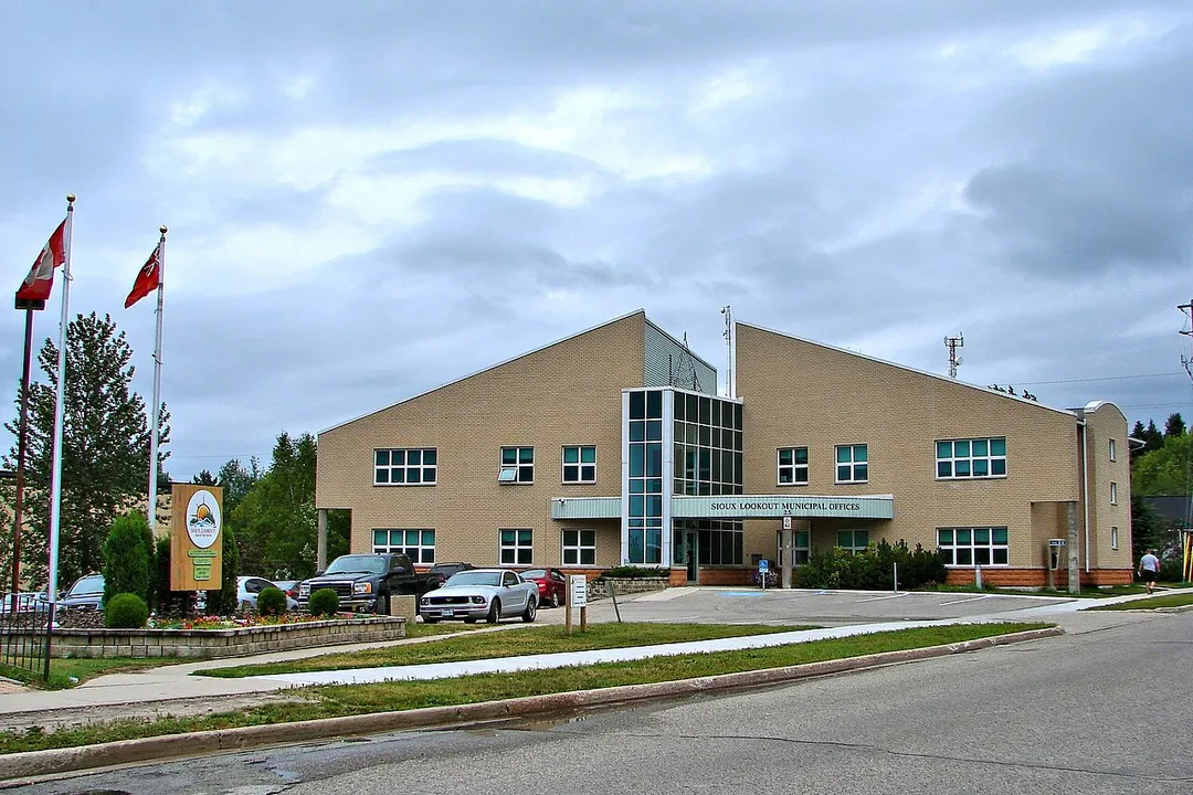 Municipal office of Sioux Lookout, Ontario, Canada