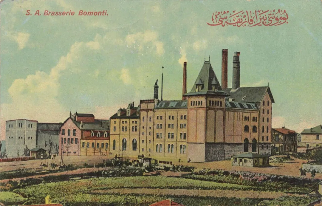 The first brewery in Turkey was started in 1890 by two brothers from Switzerland, the Bomonti brothers. In 1902 they built a new facility in the southern part of Constantinople (now known in English as Istanbul) which still stands there today. It is situated in the Bomonti district, which of course takes it name from the factory.