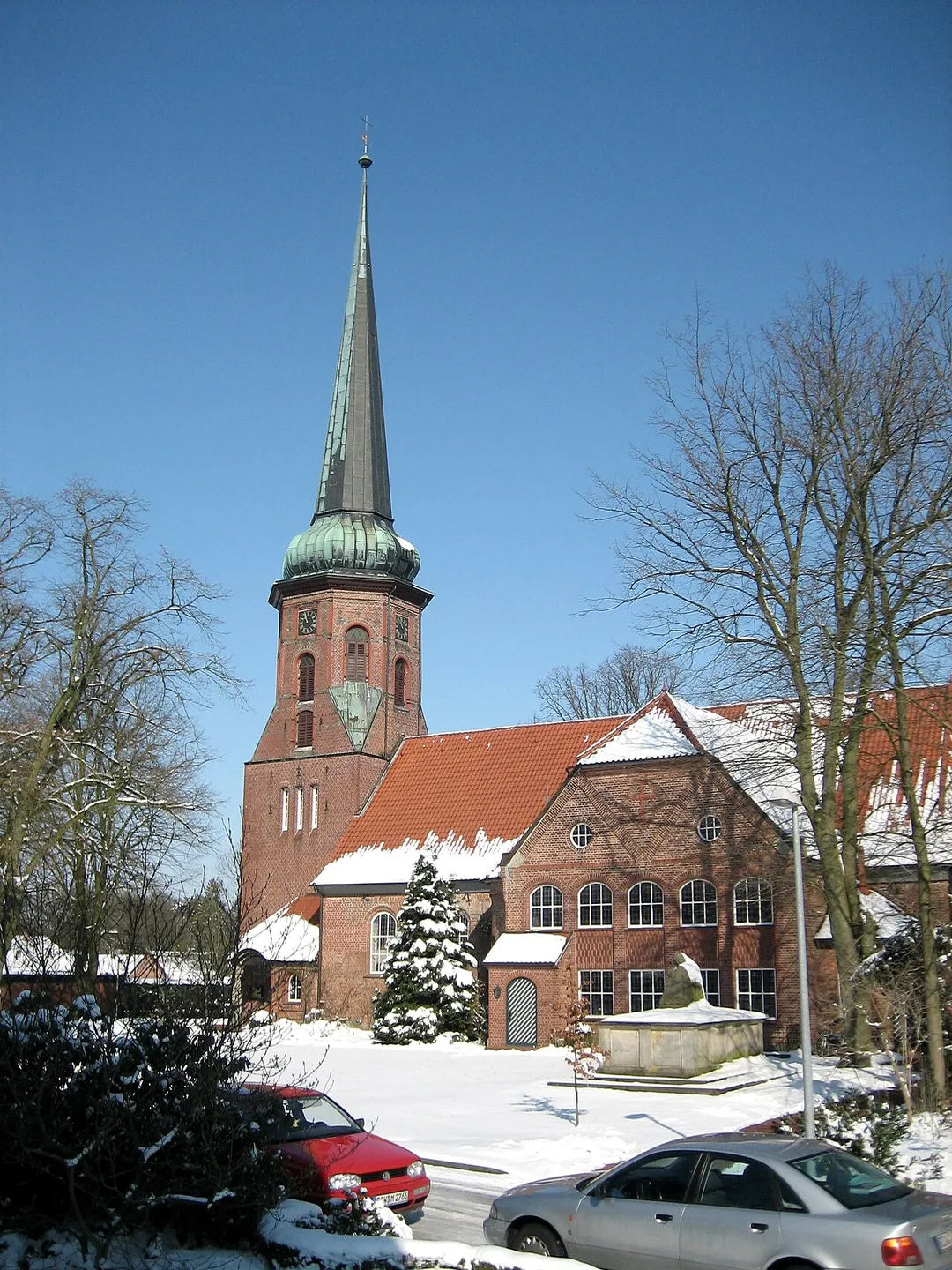 Photograph of the Evangelical Lutheran St. Dionysius Church in Sittensen, Lower Saxony, Germany