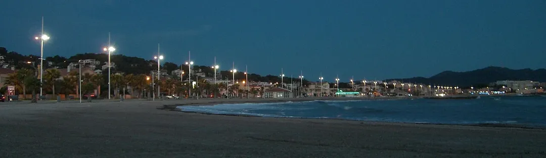 Evening in Six-Fours-les-Plages, France
