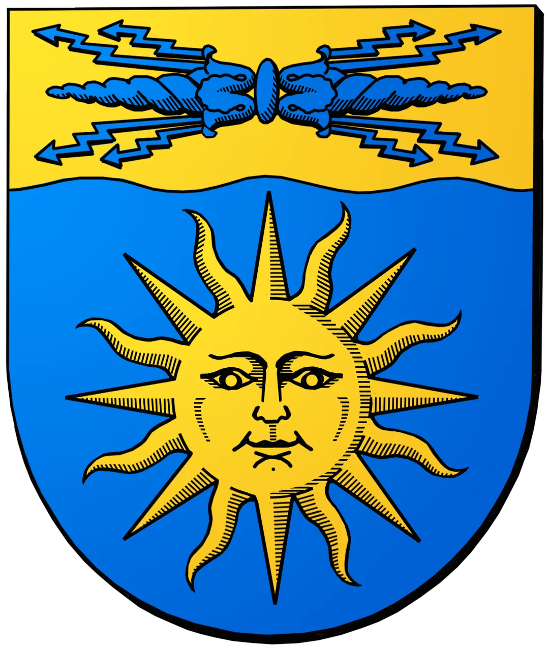 Coat of arms of municipality of Skellefteå.