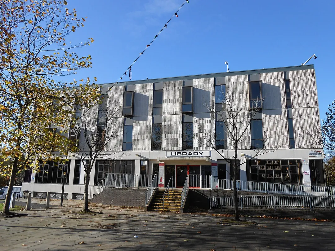 Skelmersdale Library, Lancashire, England.