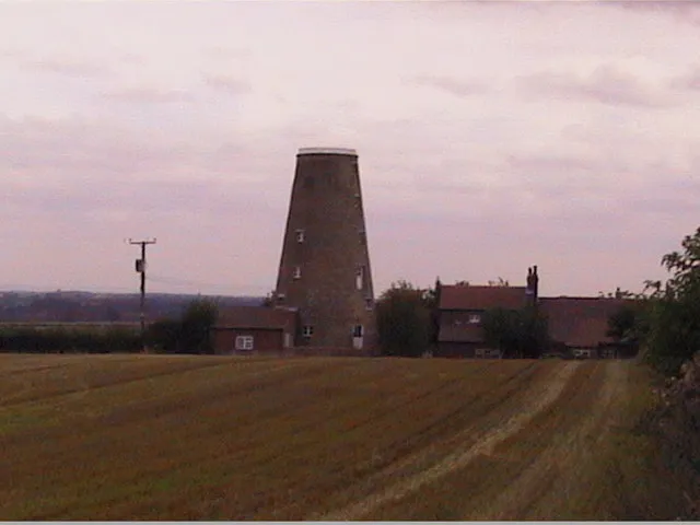 Skelton Windmill. Windmill House as seen from the OS Triangulation Pillar S7663.