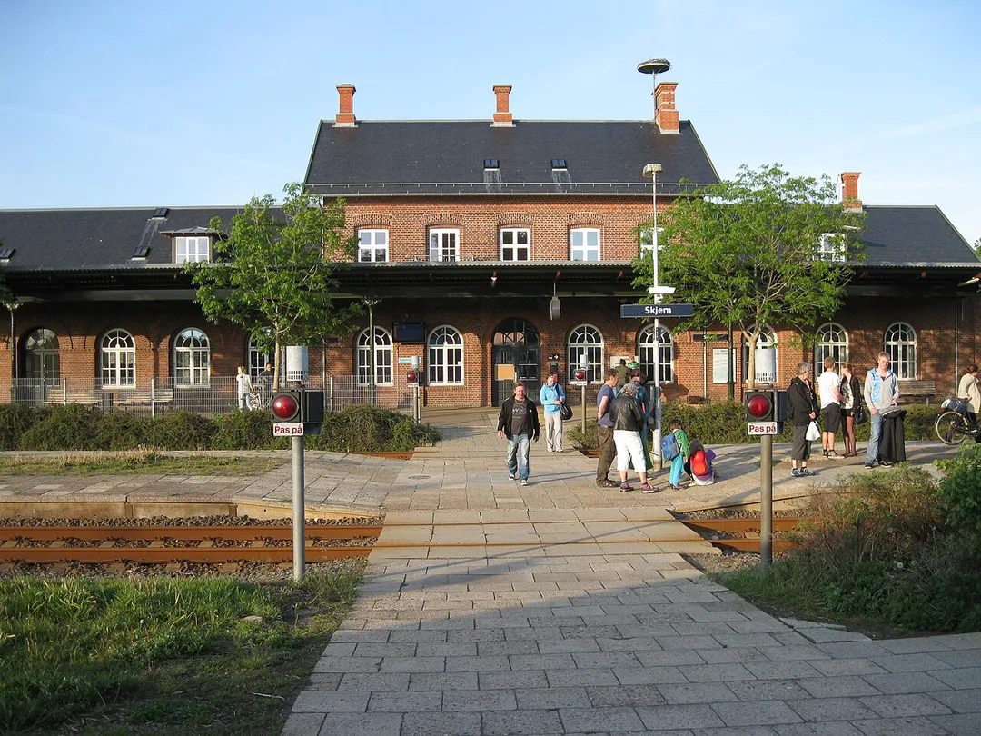 Skjern railway station, Denmark
