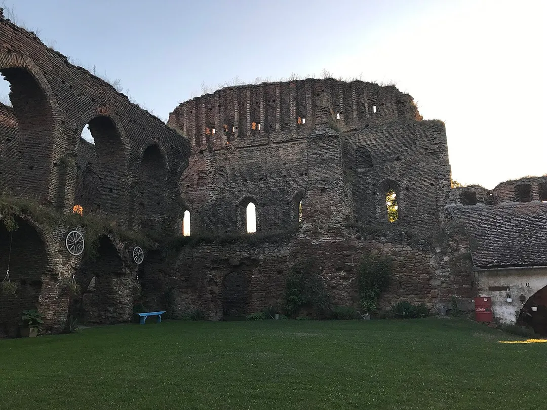 Burgruine in Stolzenburg, Siebenbürgen.